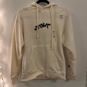 Olivia Rodrigo Sour Butterfly Hoodie Cut Outs White